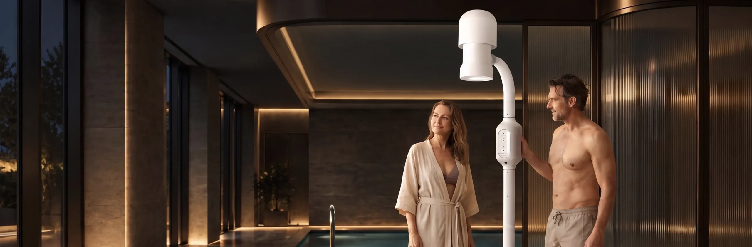 Airozoom full body dryer for spas and pools